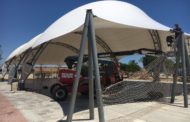Vinaròs, acaben les obres de reparació de la Carpa de l'Atlàntic