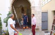 Peníscola, les brigades municipals reparen la capella de Santa Ana