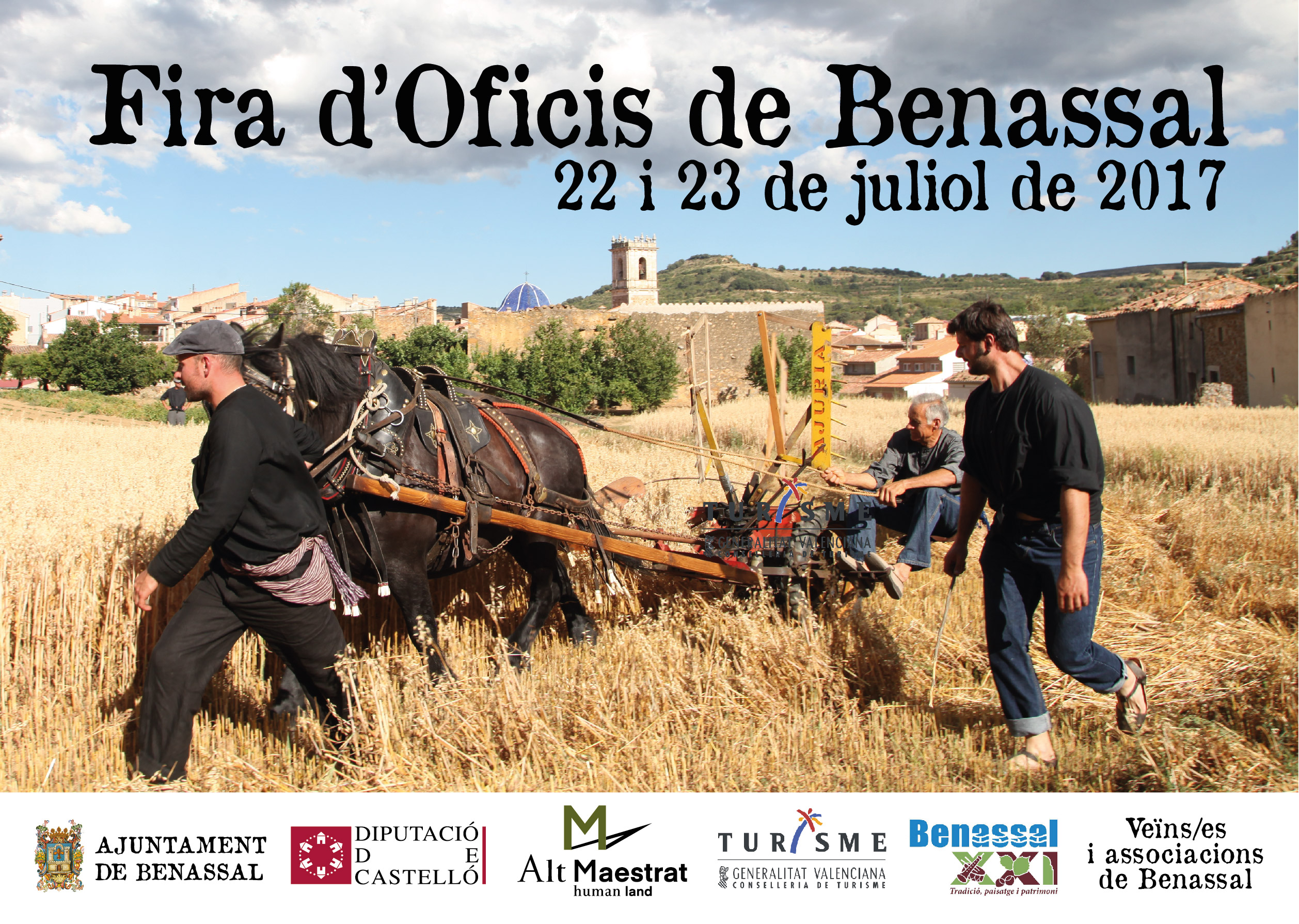 Benassal, el 22 i 23 de juliol se celebrarà la 4a Fira d'Oficis