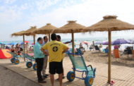 Peníscola, l'ajuntament adequa el punt accessible de la platja Nord