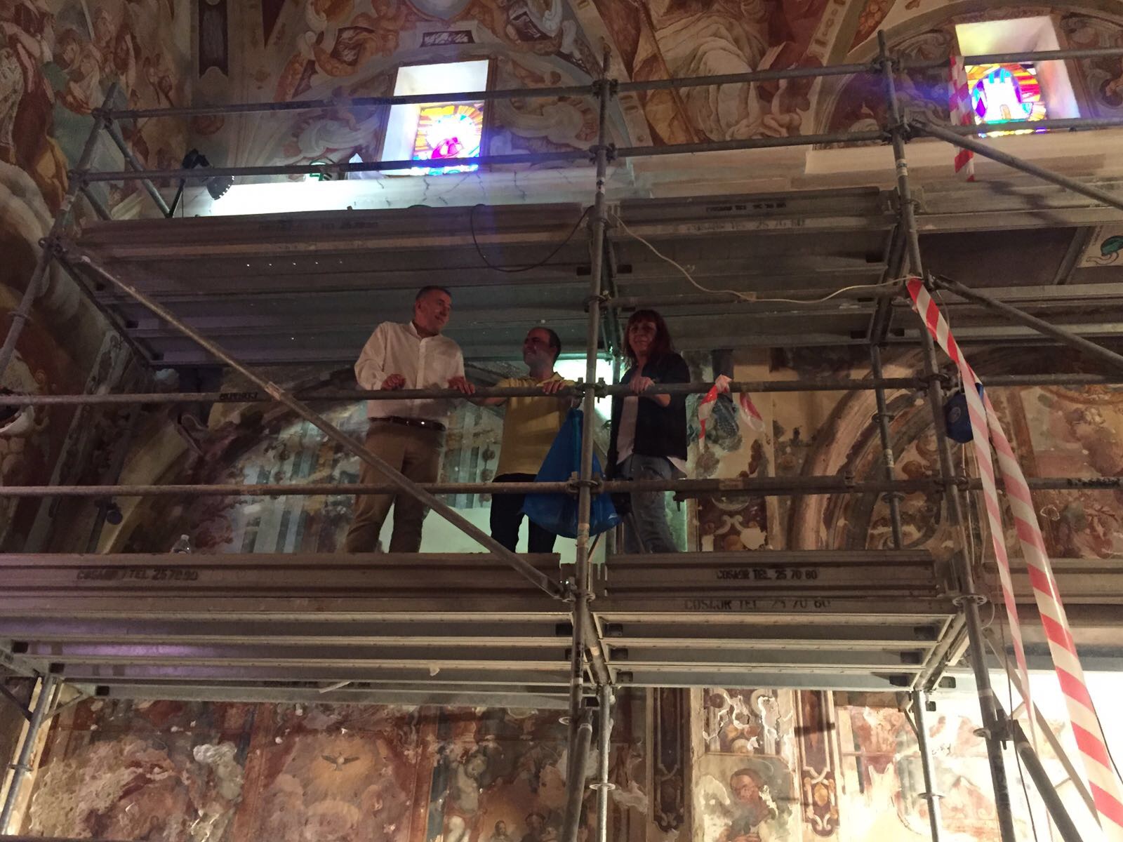 Catí, la Diputació treballa en la restauració de l'ermita de la Mare de Déu l'Avellà