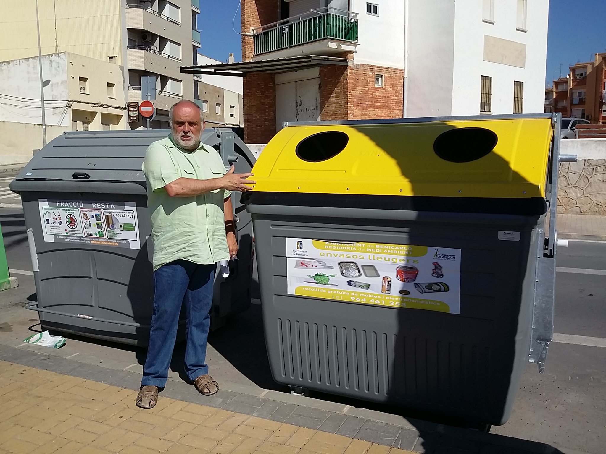Benicarló amplia la xarxa de contenidors a la localitat