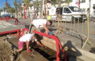 Vinaròs, l'ajuntament renova els rentapeus del passeig marítim