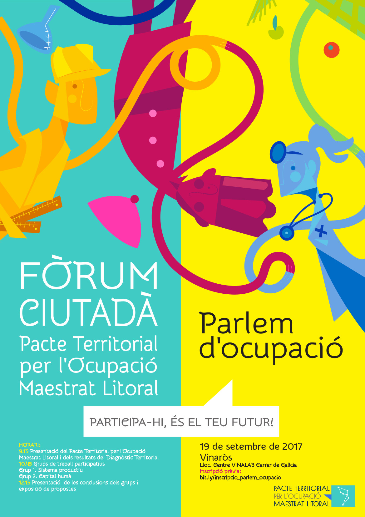 Benicarló participarà demà en el Fòrum Ciutadà del Pacte Territorial per l'Ocupació Maestrat Litoral