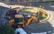 Vinaròs, comencen les feines de millora i manteniment a la rotonda de la plaça Jovellar
