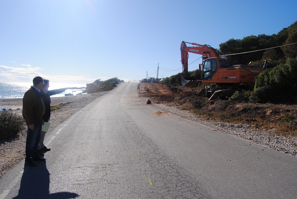 Alcalà, l'Ajuntament inicia les obres per construir una nova zona per a vianants al camí L'Atall