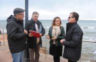 Alcalà, la consellera Cebrián visita les obres de millora de la xarxa de sanejament d'Alcossebre