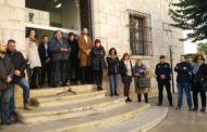 Vinaròs, la corporació municipal mostra el seu refús cap a la violència de gènere amb tres minuts de silenci