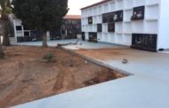 Santa Magdalena, el cementeri pateix actes vandàlics amb un cotxe