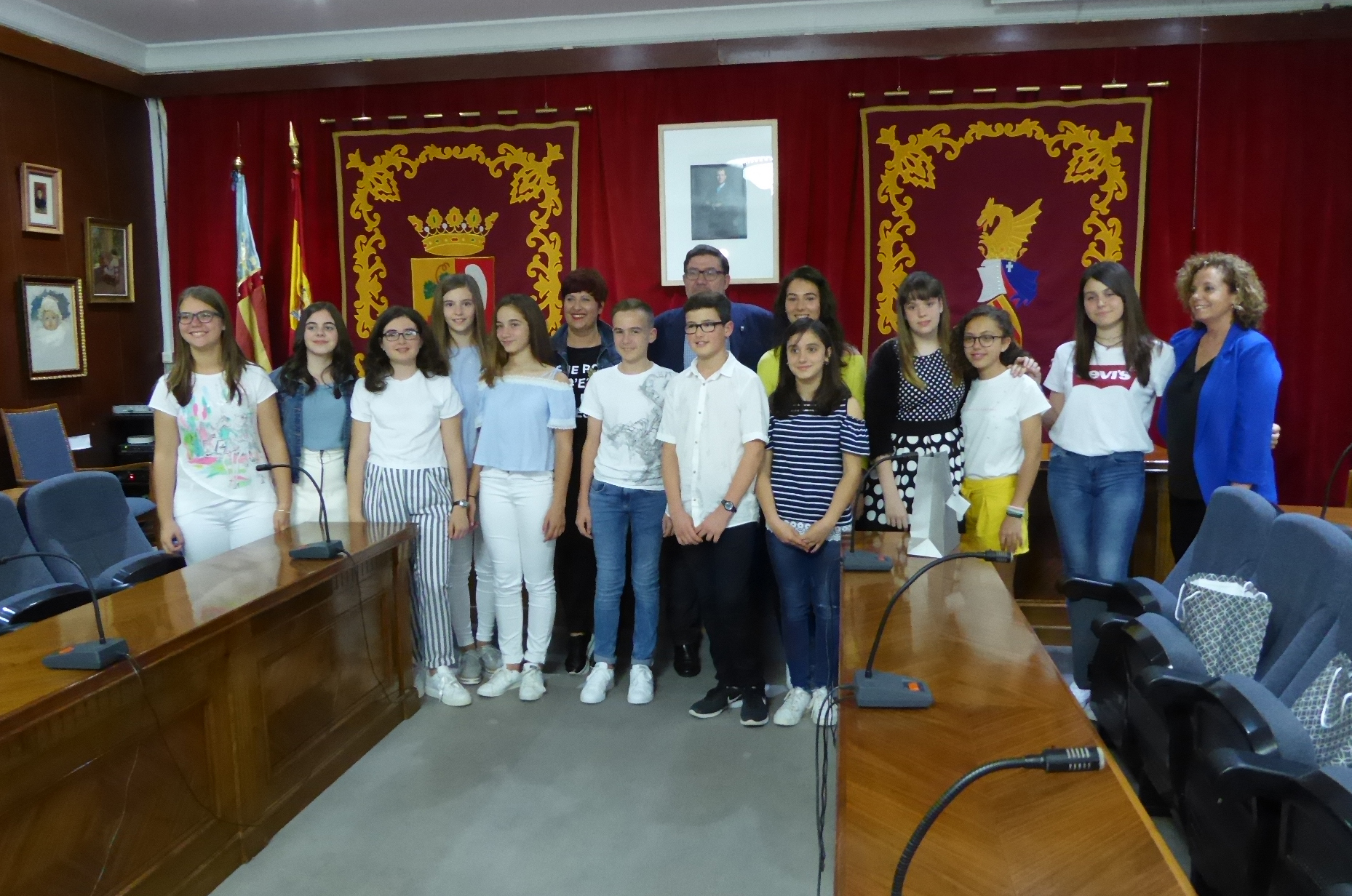 Vinaròs, l'Ajuntament rep als alumnes que han aconseguit  l'Excel·lència Acadèmica