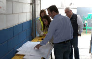 Peñíscola; Visita a les obres de remodelació dels vestuaris del Camp de Futbol 18-05-208
