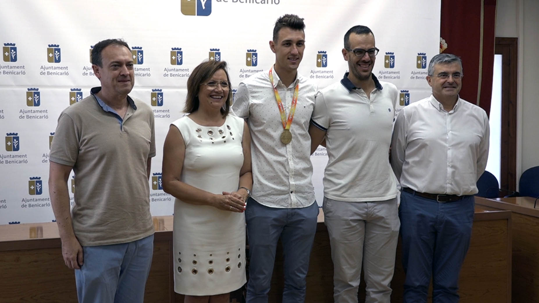 Benicarló reconeix a Alexis Sastre campió d'Espanya absolut en salt d'alçada
