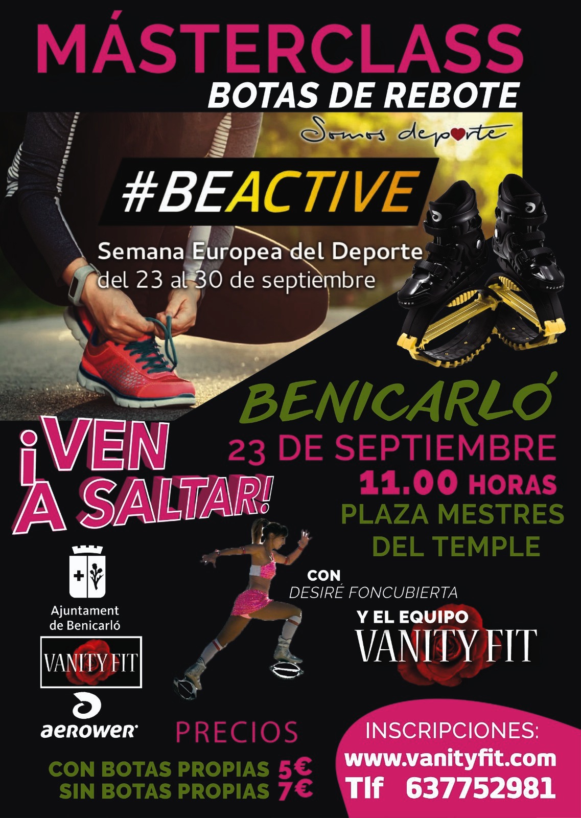 Benicarló celebrarà la Setmana Europea de l'Esport amb classes magistrals gratuïtes
