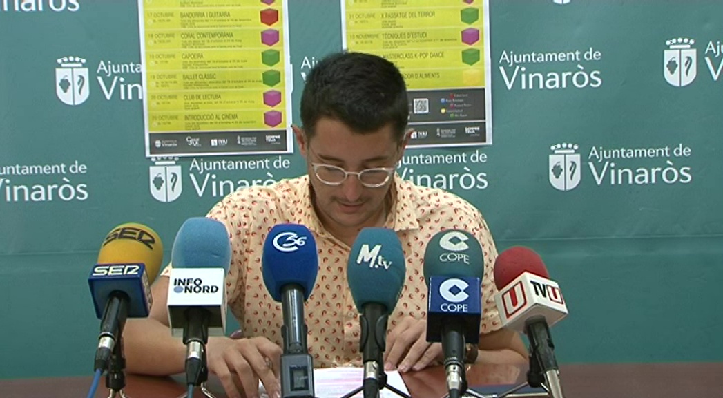 Vinaròs presenta la nova programació del Casal Jove per a l'últim trimestre de l'any