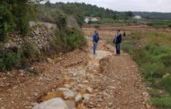 Càlig, l'Ajuntament avalua els danys de les pluges i treballa en la reparació dels camins rurals