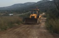 Santa Magdalena, l'Ajuntament inicia la reparació dels camins rurals afectats per la gota freda