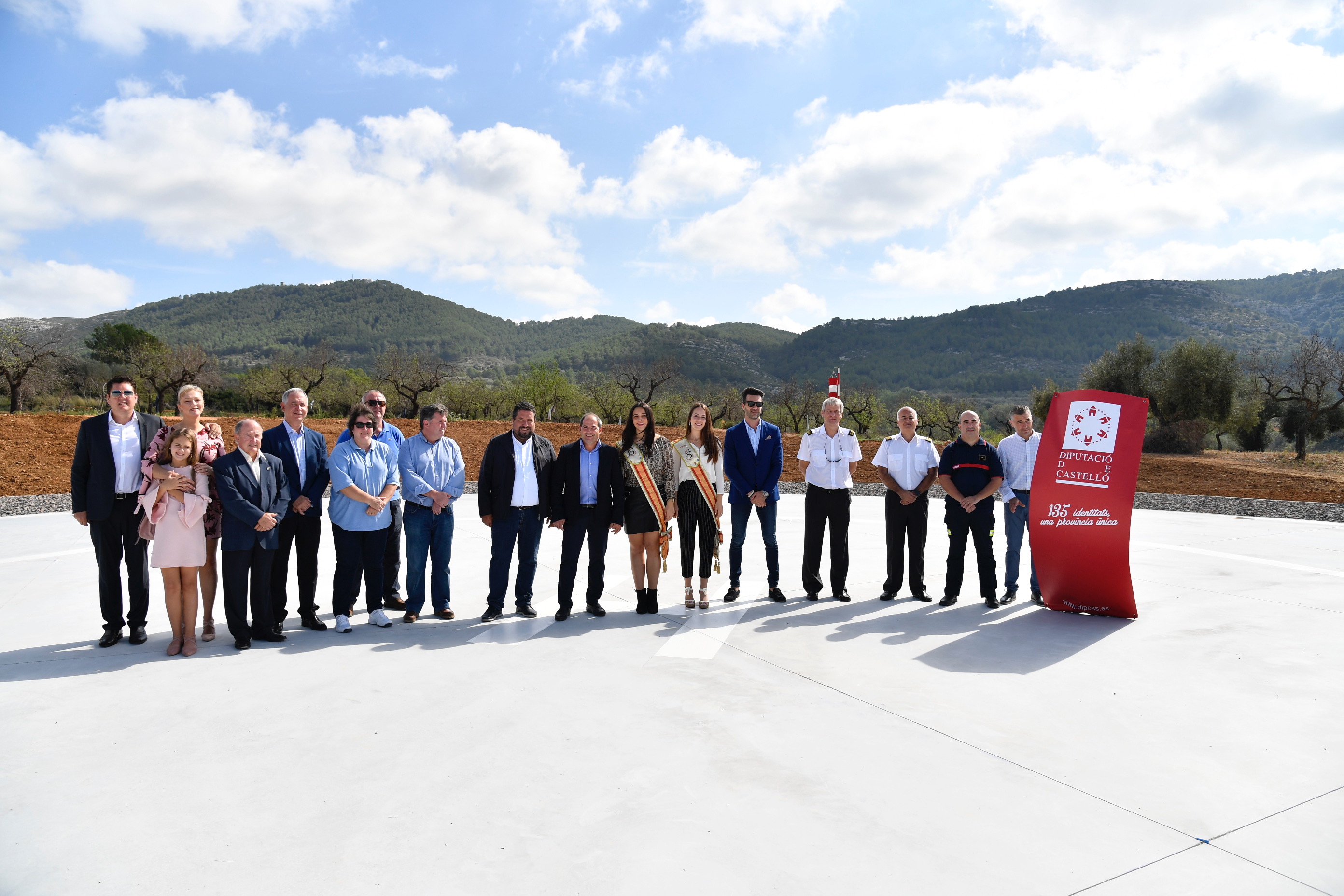 La Diputació inaugura el nou heliport de La Salzadella