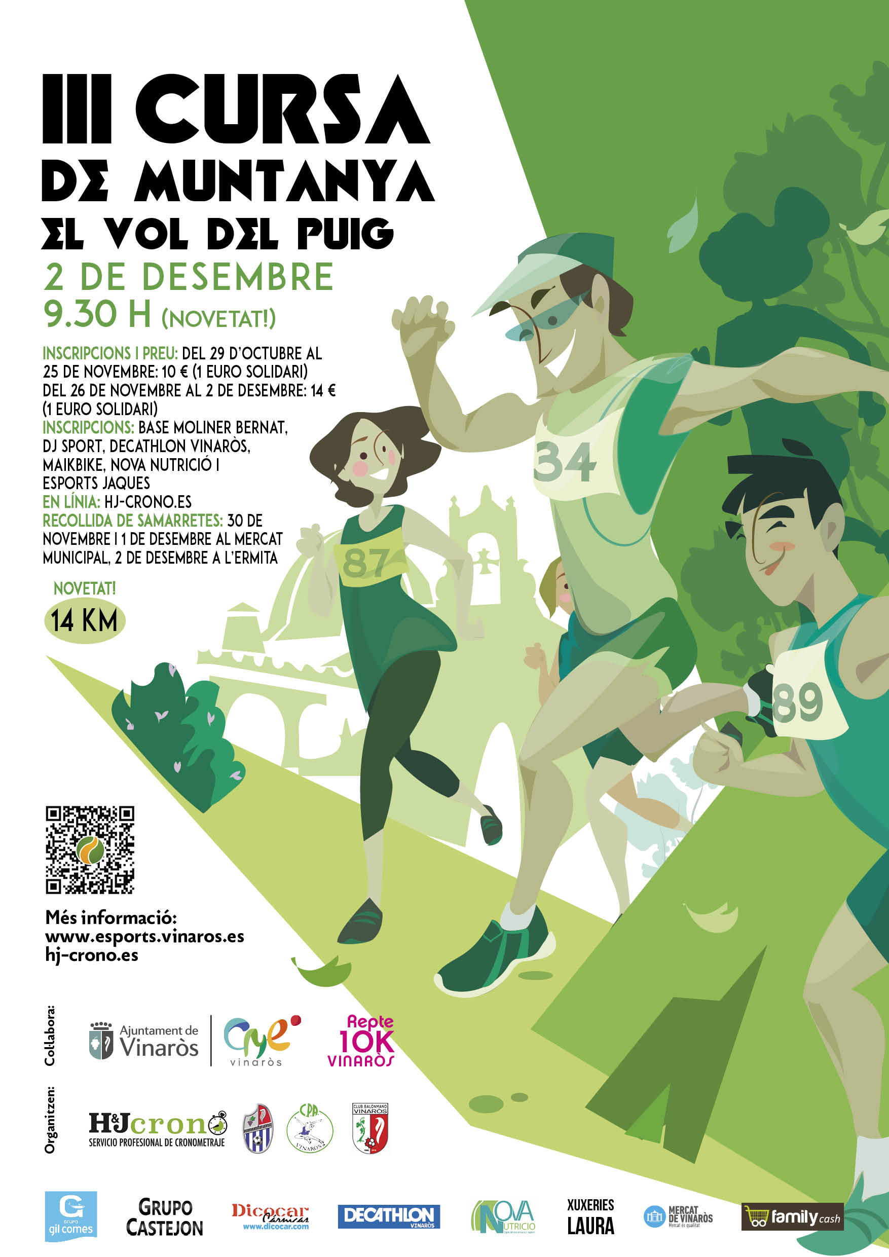 Vinaròs presenta la Cursa de Muntanya el Vol del Puig que es disputarà el 2 de desembre