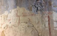 Càlig, les obres de restauració de La Torre han descobert un mural amb dibuixos