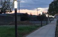 La Jana, l'Ajuntament instal·la nova il·luminació al passeig del cementeri