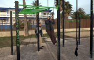 Benicarló; Obres de dragatge del port i presentació del parc de cal.listènia que s’ha instal.lat al passeig de Manuel Azaña 18-12-2018