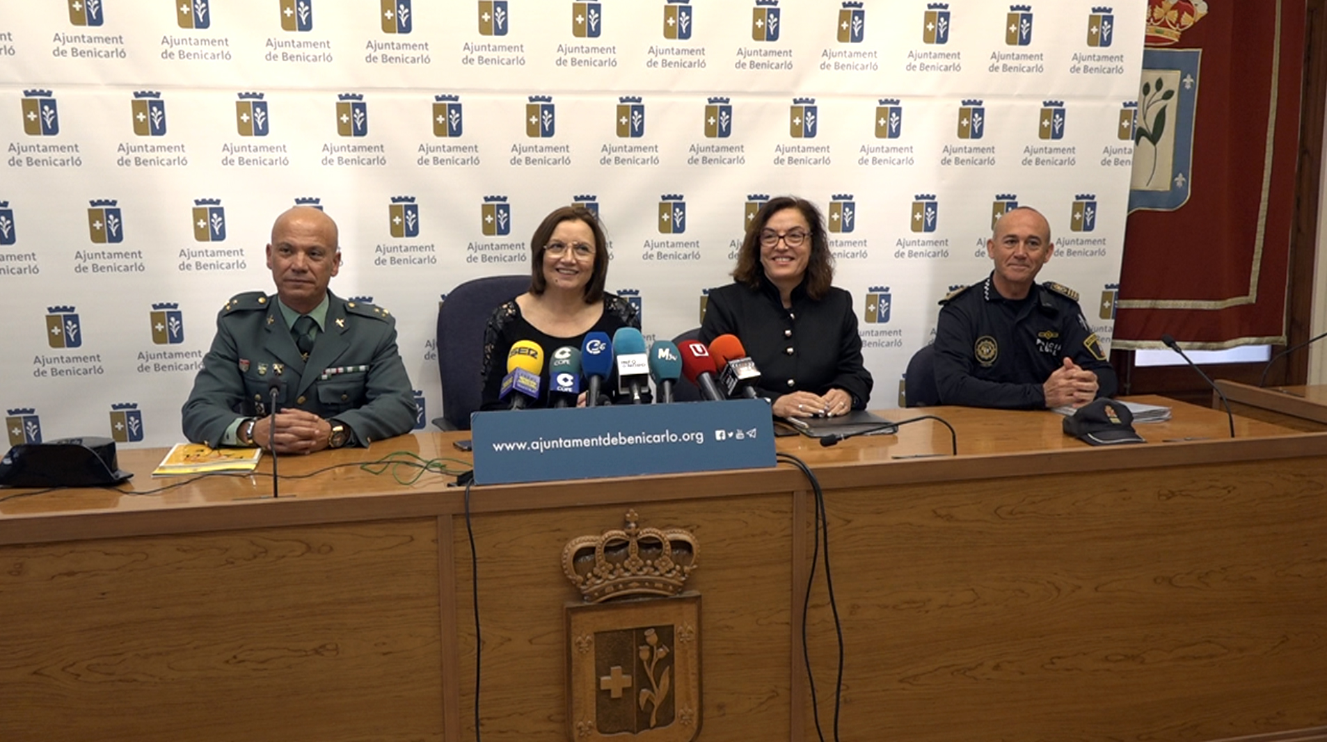 Benicarló acull la Junta de Seguretat Local per coordinar els cossos policials durant les Falles 2019