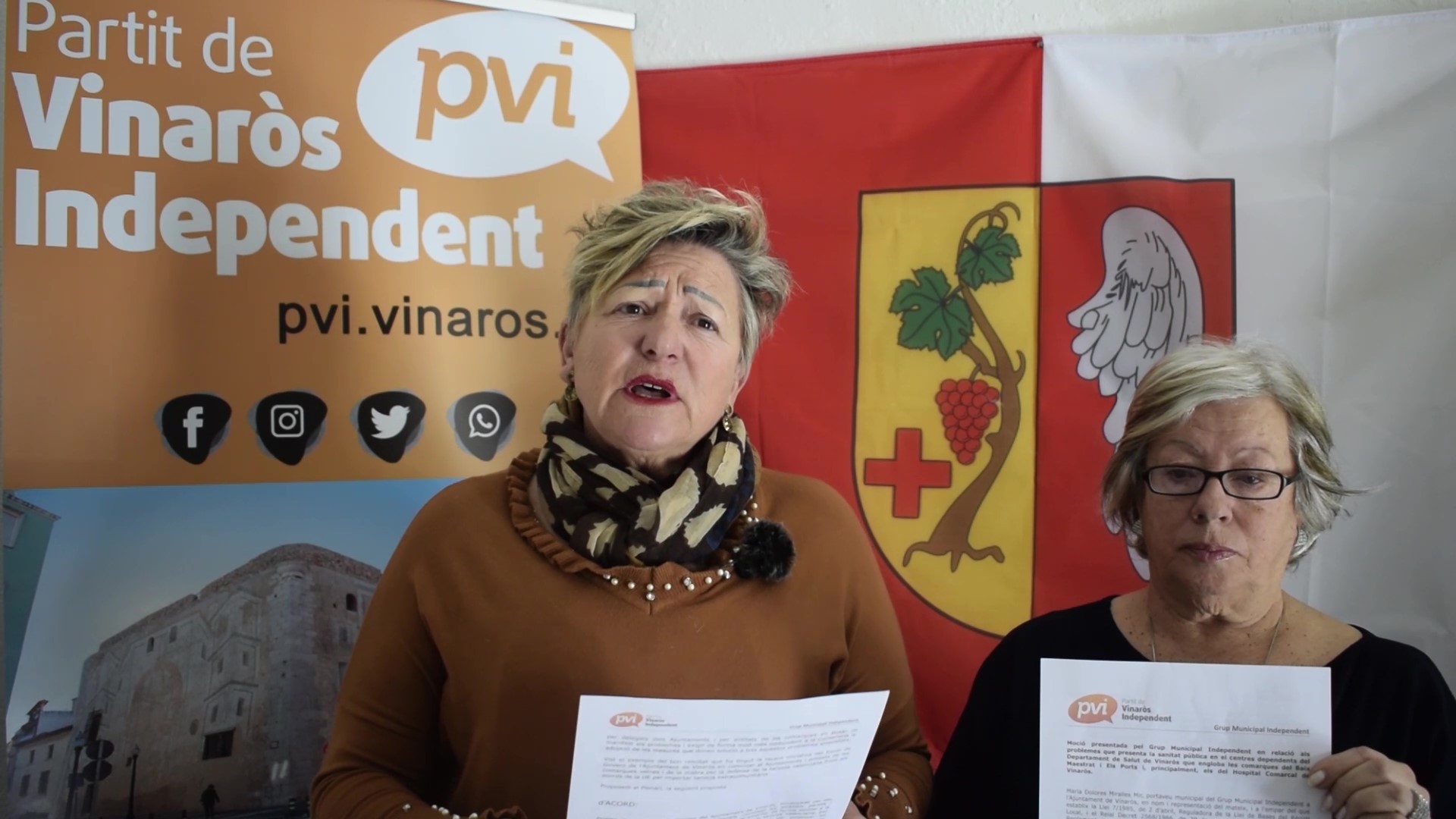 Vinaròs el PVI presenta les propostes en matèria de Serveis Socials