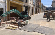 Santa Magdalena, s'executen les feines d'adequació dels pluvials del carrer Molí