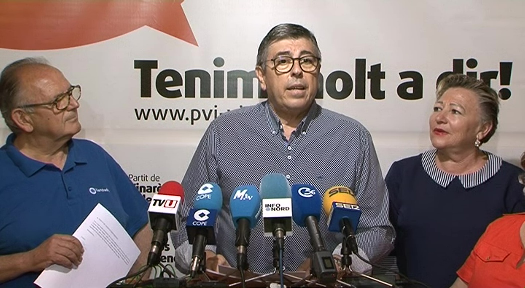 Vinaròs, el PVI anuncia que expulsa a Ramírez de la formació per falta d'acord i enteniment