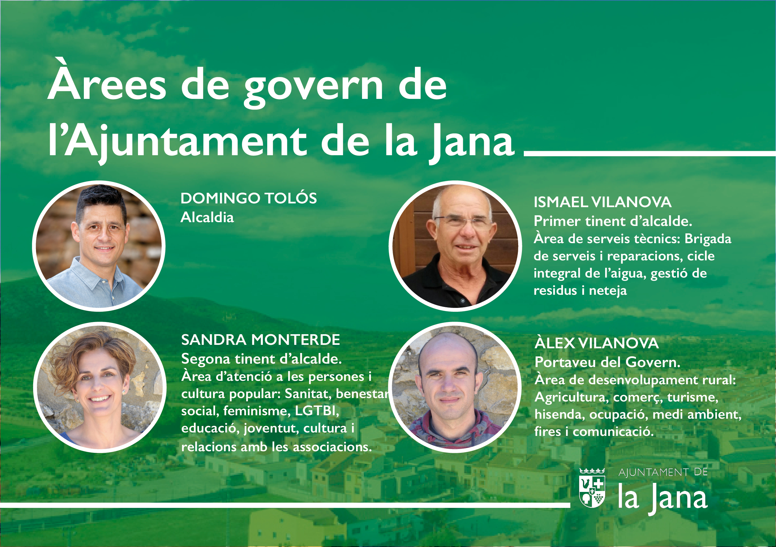 La Jana, l'Ajuntament dona a conèixer la distribució del nou Govern Municipal