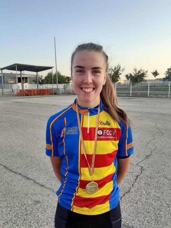 Càlig, la ciclista Carla Pruñonosa es proclama campiona de la Comunitat Valenciana en Pista