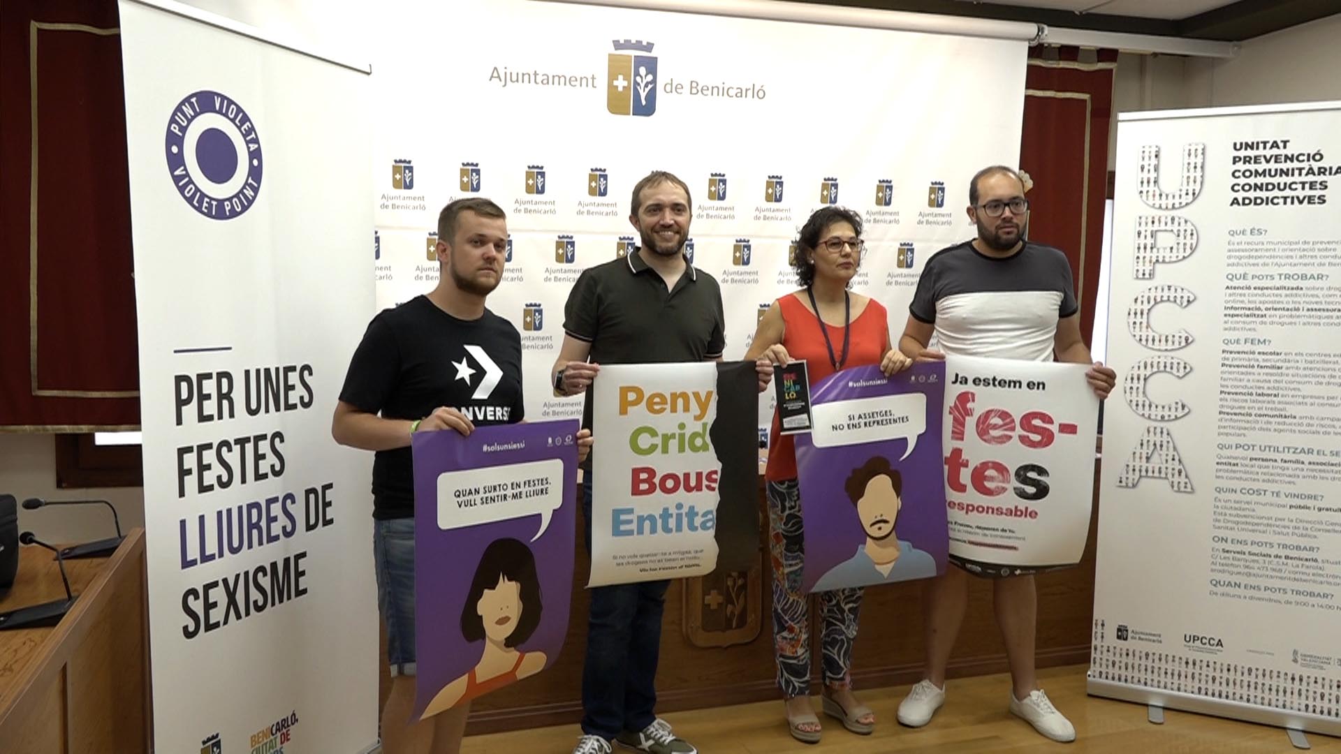 Benicarló fomentarà unes Festes Patronals lliures d'agressions sexistes i amb un consum responsable