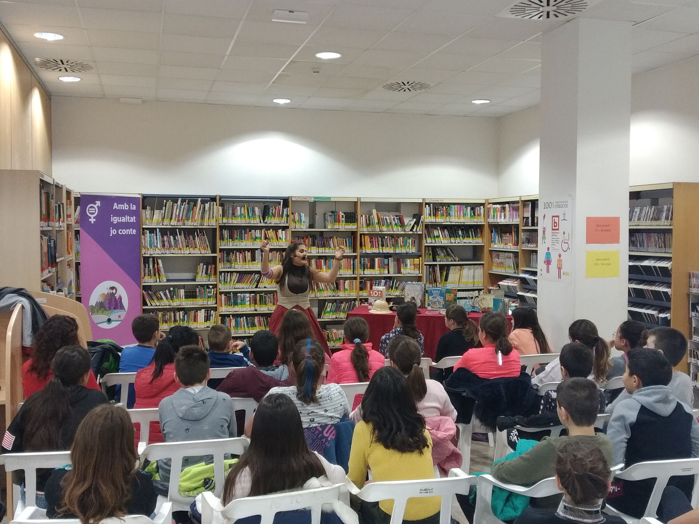 Benicarló; La Biblioteca Manel Garcia Grau fomenta la igualtat de gènere amb un contacontes