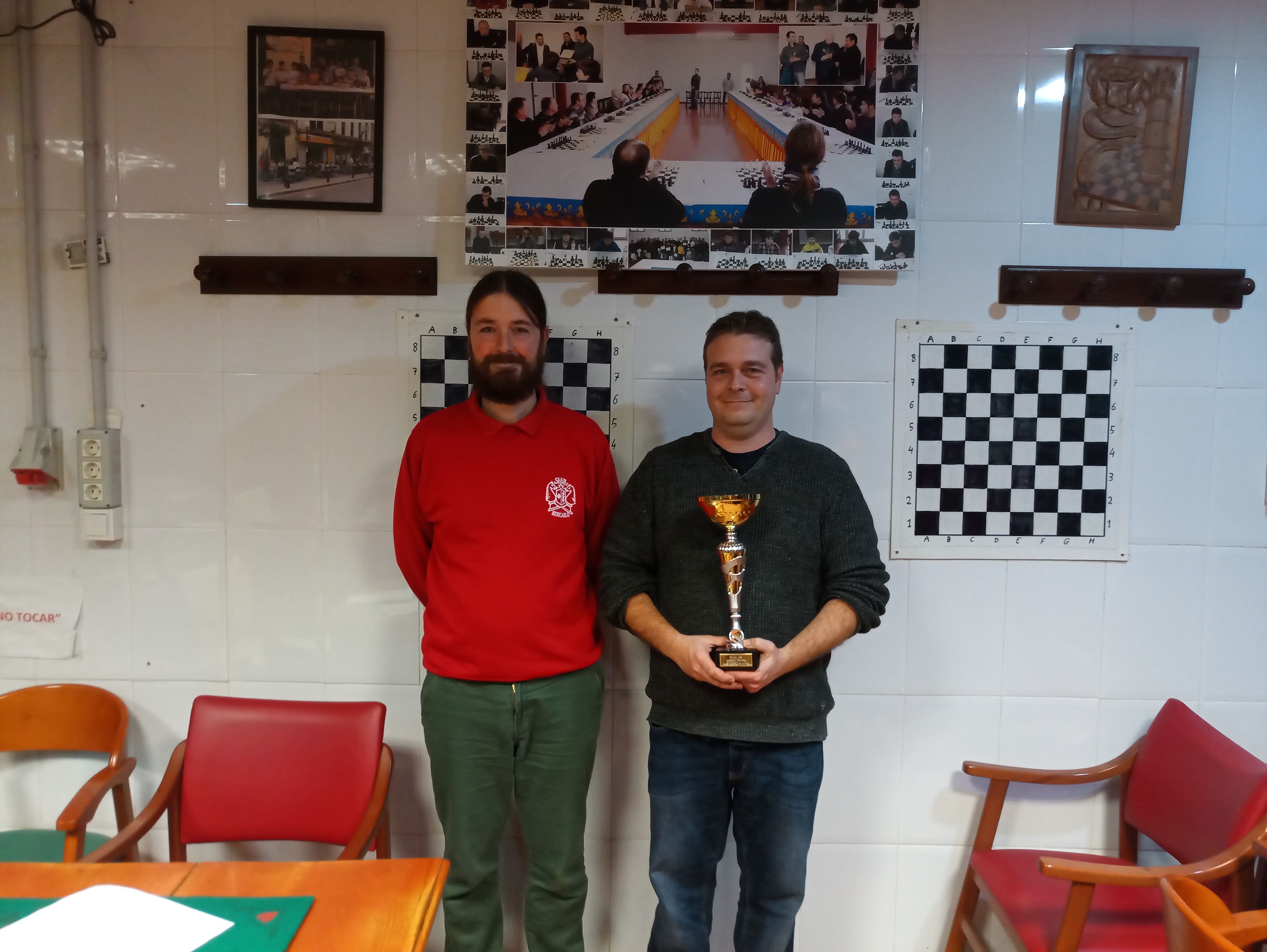 Novena i última ronda del Campionat Social 2019 en la seu del Club Escacs Benicarló