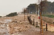 Alcossebre pateix els efectes del temporal marítim