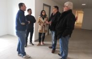 Visita a les obres de millora i adequació del Pavelló Poliesportiu de Peníscola