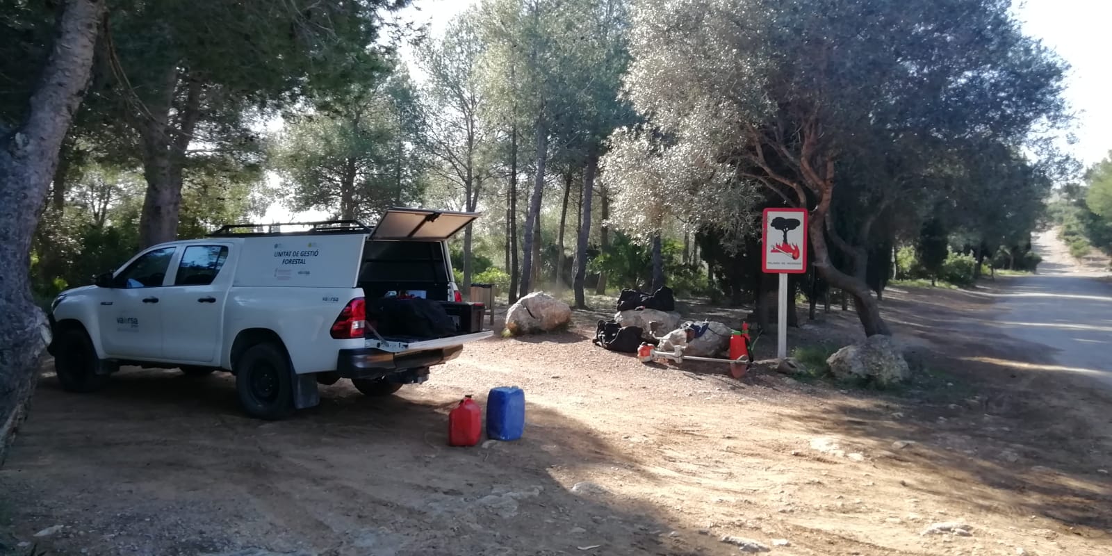 La Conselleria d'Agricultura, Desenvolupament Rural, Emergència Climàtica i Transició Ecològica està realitzant treballs de neteja a la Basseta del Bovalar de Benicarló