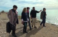 Vinaròs; Visita de Marisa Saavedra, diputada al Congrés por Unides PODEM a Vinaròs per comprovar els danys de Glòria 29-01-2020
