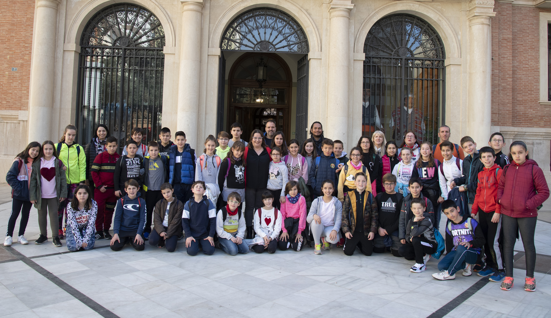 Els alumnes del col·legi Felicinda Collell de Càlig visiten la Diputació de Castelló