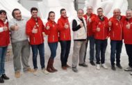 La Falla El Caduf de Benicarló visita el taller dels artesans fallers Palacio i Serra
