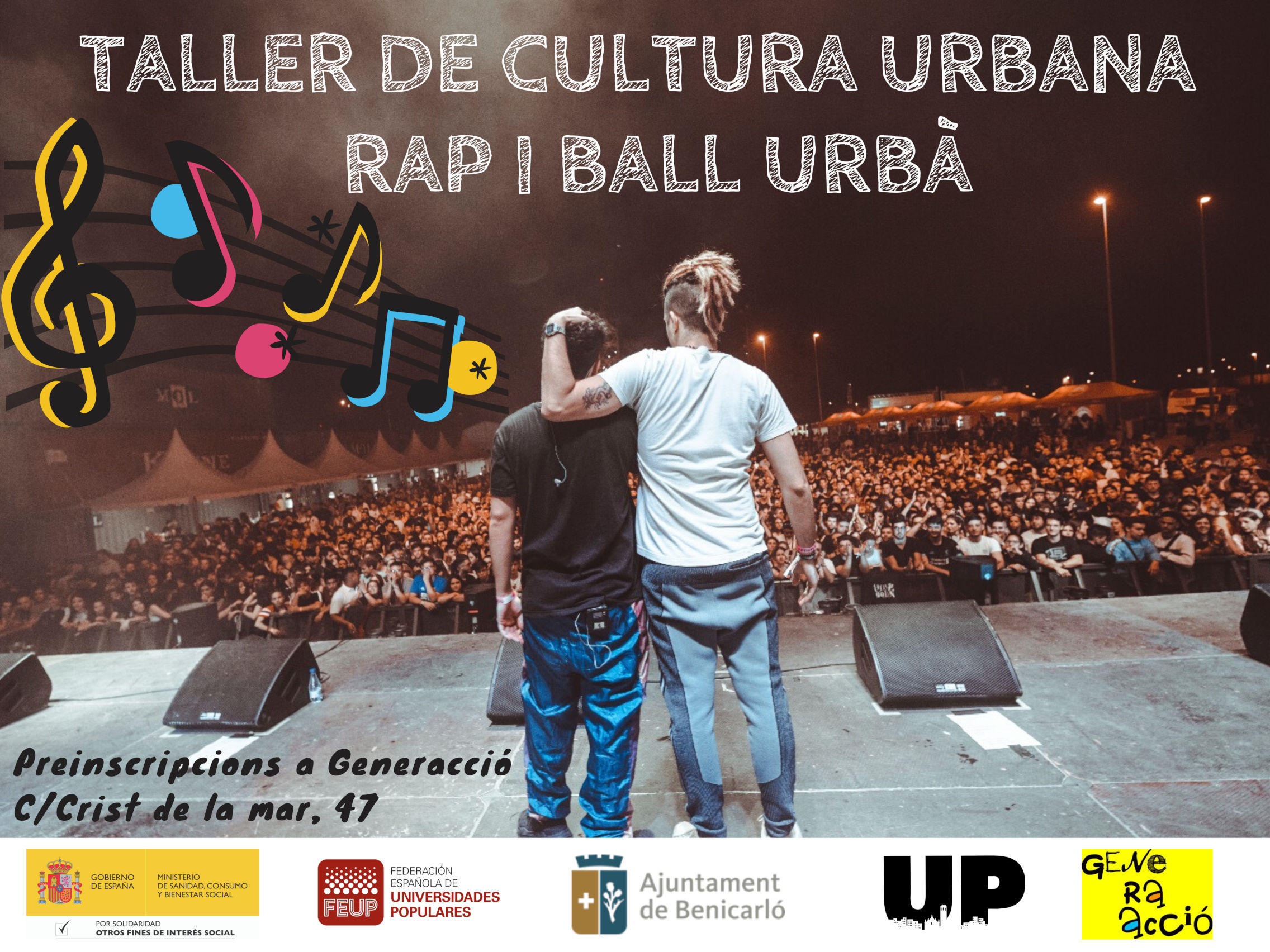 Benicarló organitza un taller de cultura urbana per a joves i adolescents