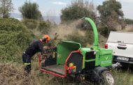 La Generalitat i el Parc Natural de la Serra d´Irta realitzen una demostració del servei de trituració de restes agrícoles