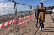 Costes inicia a Vinaròs les feines de reparació del litoral