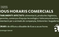 L’Ajuntament limita l’horari d’obertura dels establiments comercials de Benicarló