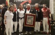 El president de la Falla El Caduf de Benicarló és nomenat Soci d’Honor de la Peña Calagurritana