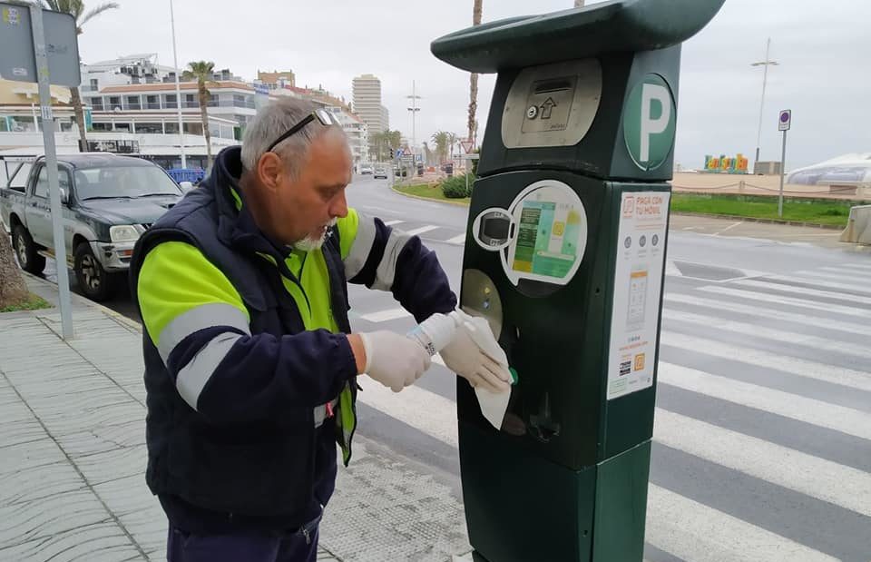 canal56.com Els parquímetres de Peníscola ja han sigut desinfectats i tancats després d'eliminar l'ús de la zona d'aparcament restringit