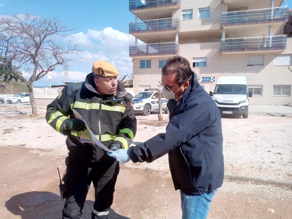 L'UME està fent tasques de desinfecció a Peníscola