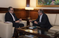 José Martí rep l’alcalde de Santa Magdalena de Polpís, Sergio Bou