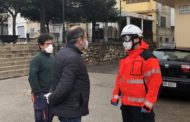 Bombers del Parc Comarcal del Baix Maestrat duen a terme tasques de desinfecció a Santa Magdalena