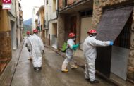 El Consorci Provincial de Bombers de la Diputació desinfecta les localitats de Suera i Tales